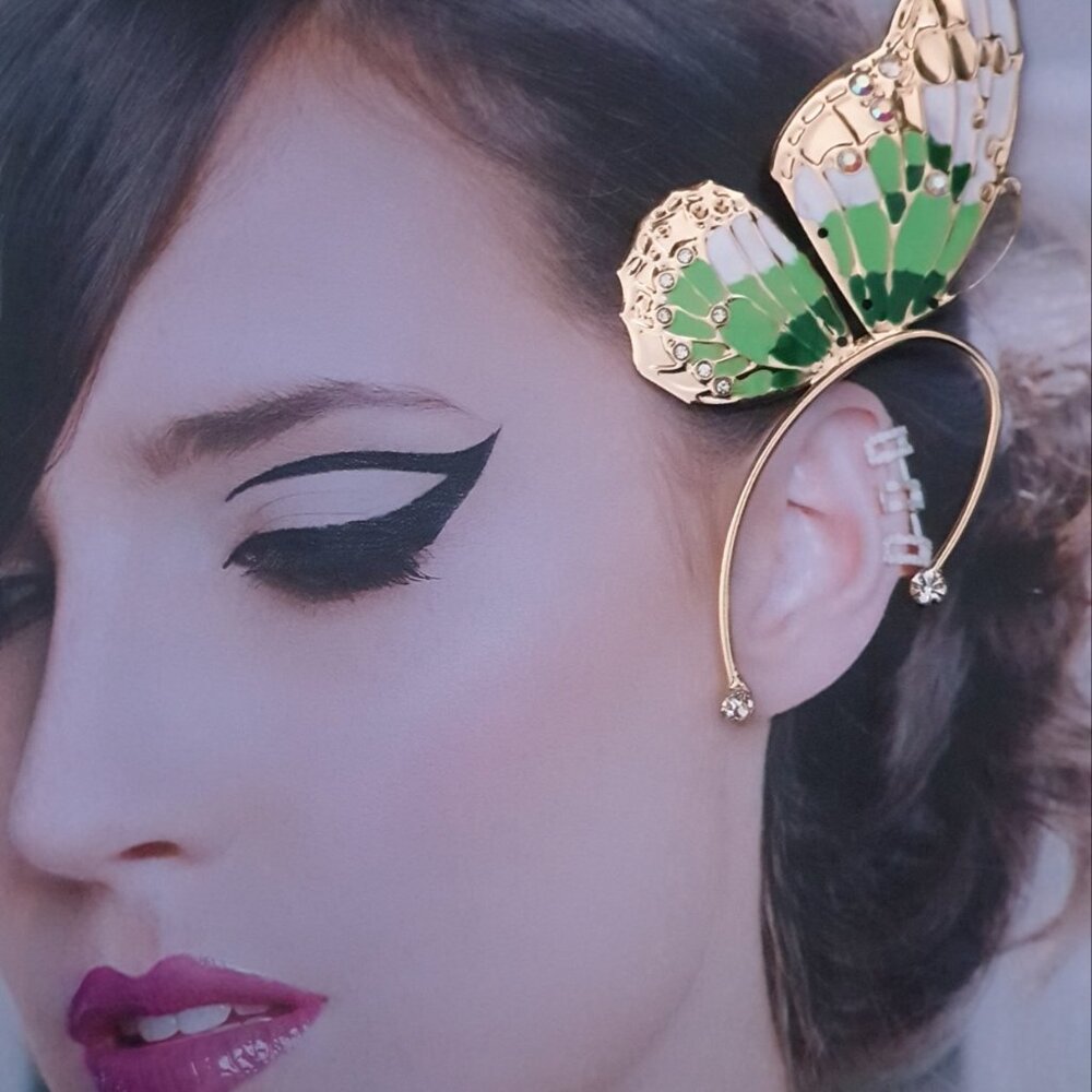 No Ear Piercings Ear bone Butterfly Earrings Fashion Women Accessory Jewelry